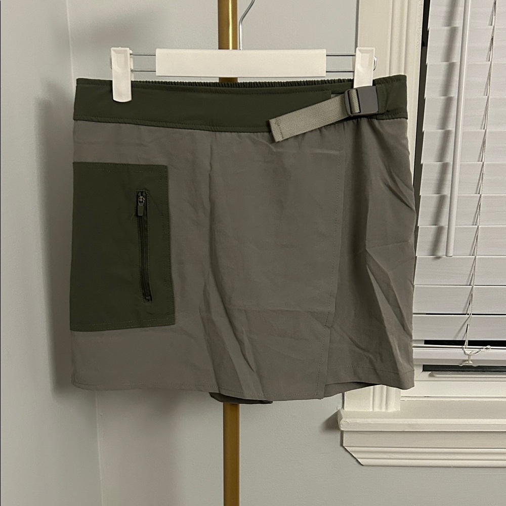 Sierra Designs Two-Tone Active Skort with Belt and Pocket